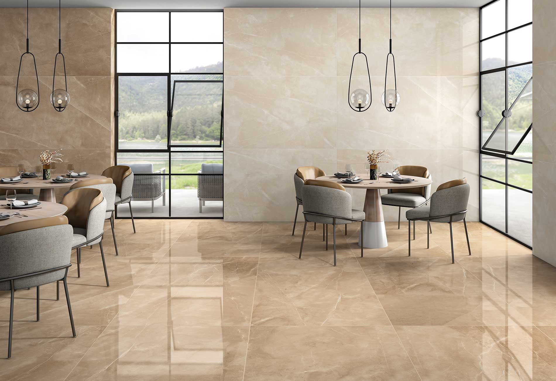Armani Camel Satin 60x60 Colortile
