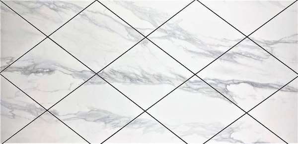 Saturio Glacier Ромб Платина 120x60 Velsaa