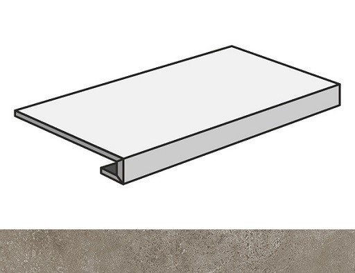 620070001388 Drift Light Grey Scal.80 Front/Дрифт Лайт Грей Ступ.80 Фронт 33x80 Atlas Concorde Russia