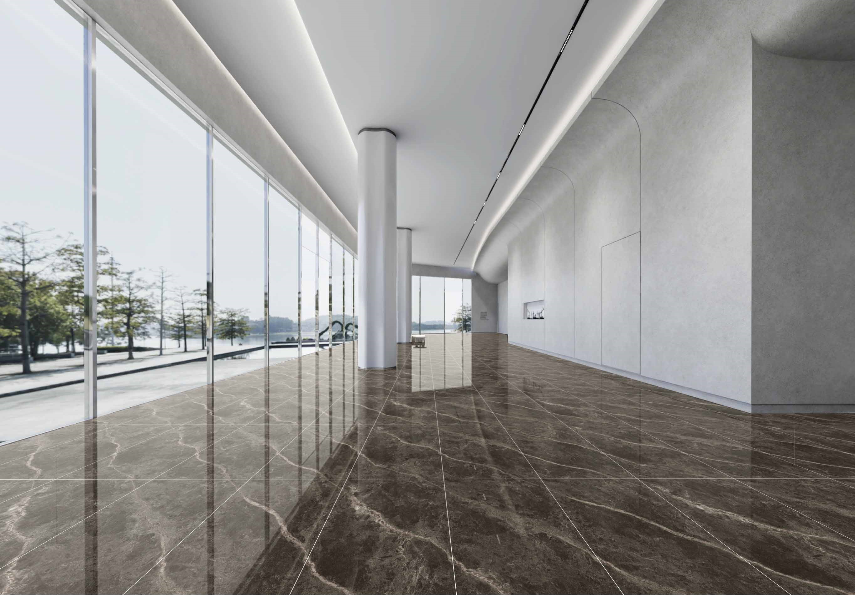 Hanoi Polished Golden Carving 60x120 Realistik фото 9