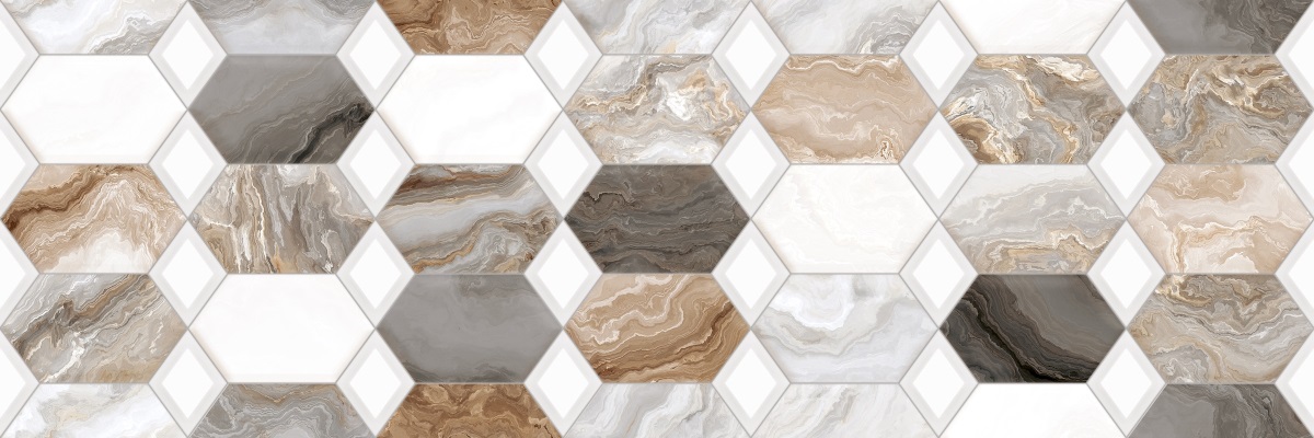 DG10-05 Hypnose Grey Decor 05 glossy 30x90 PrimaVera фото 4