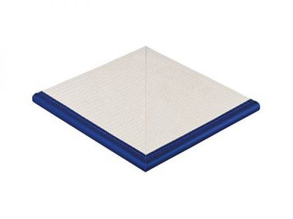 207-2027 DK Наружный угол противоскользящей угловая ступени-L Cobalt-Unglazed 30х30 Serapool