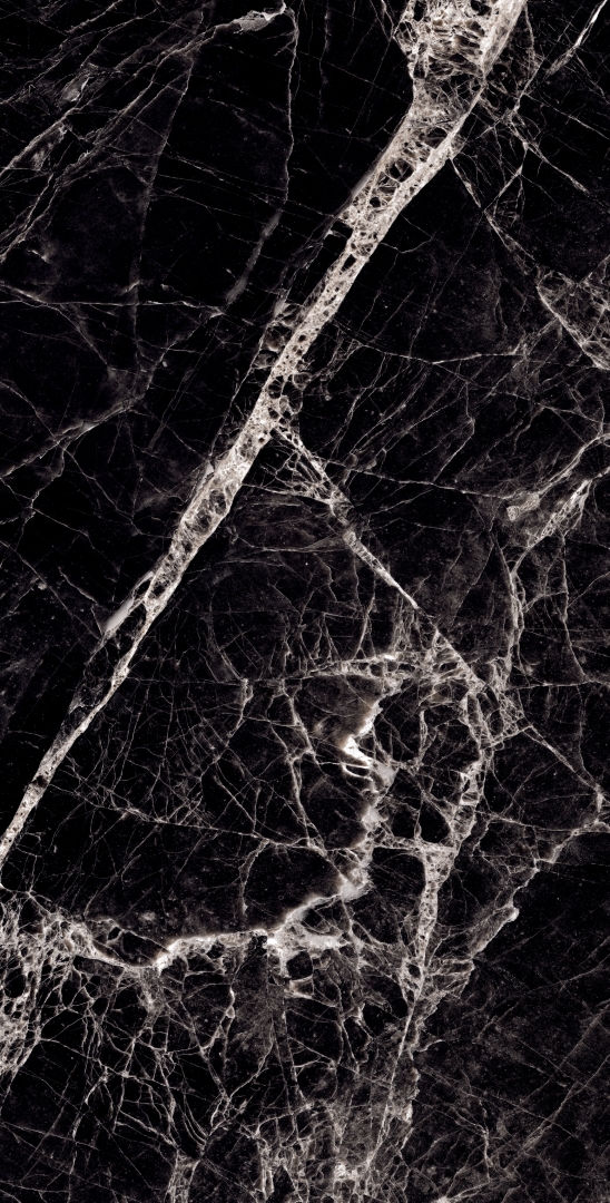Mediceo Black Glossy 60x120 Modern Tile
