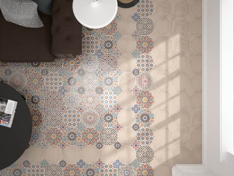VT/A60/1266H Вставка Паласио 9,8х9,8 Kerama Marazzi