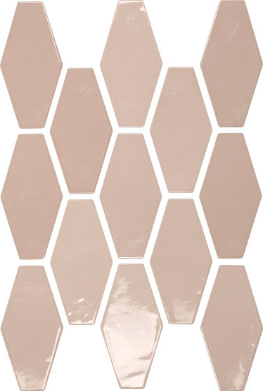 A035847 HARLEQUIN PINK 10x20 Ape Ceramica