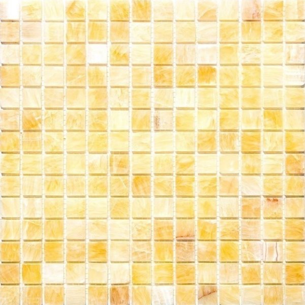 7M073-20P (Onyx Yellow) мозаика Оникс 20х20 305х305 Natural