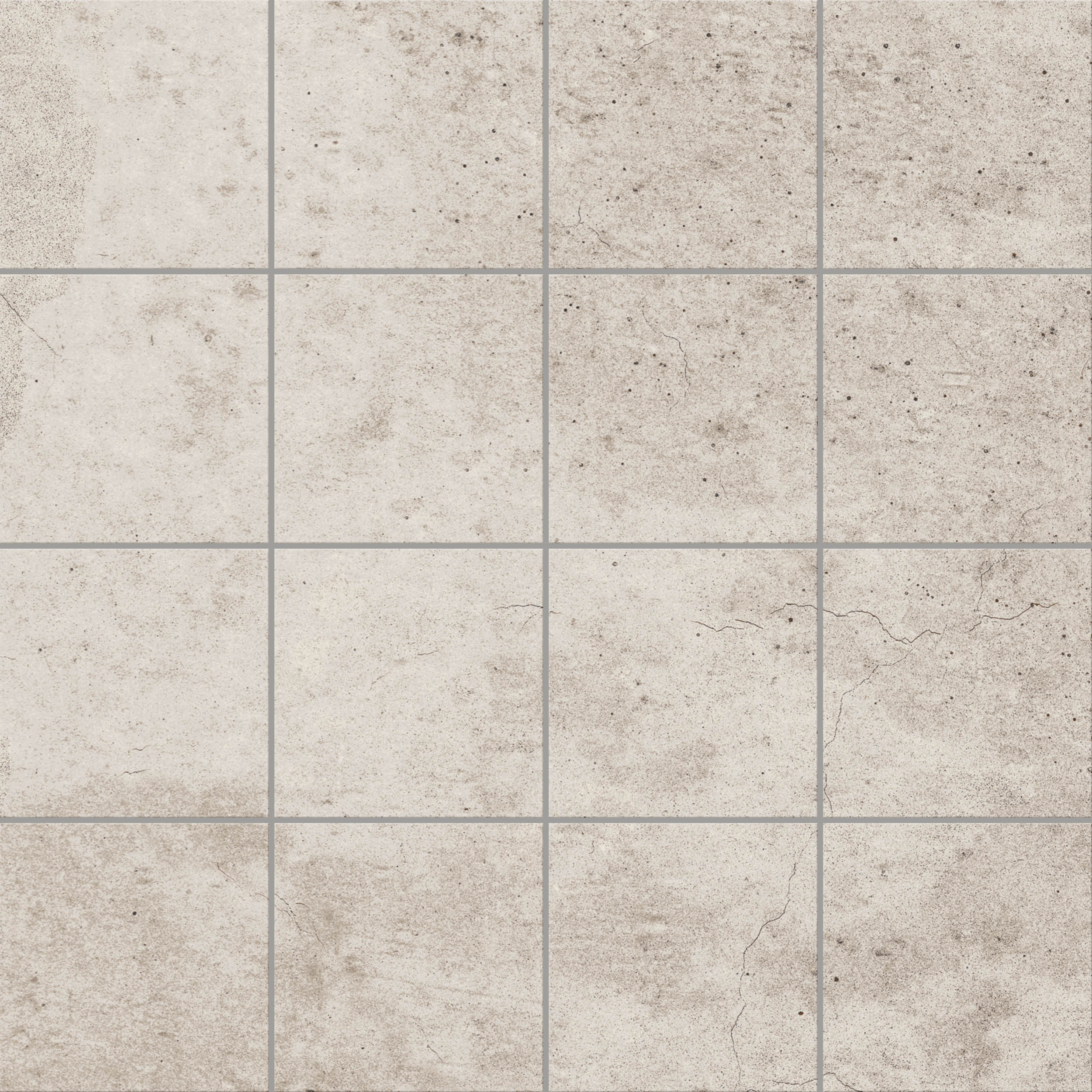 Фальшмозаика EE01 Seed Light Grey Grids Неполированный 39.8x39.8 Estima