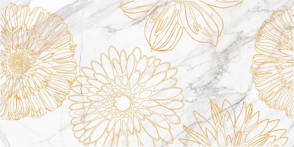 Декор Briere Flower 2 300x600 Beryoza Ceramica