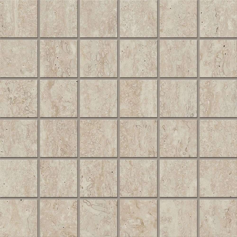 Мозаика RE02 Stride Light Beige Неполированный (5х5) 30x30 Estima
