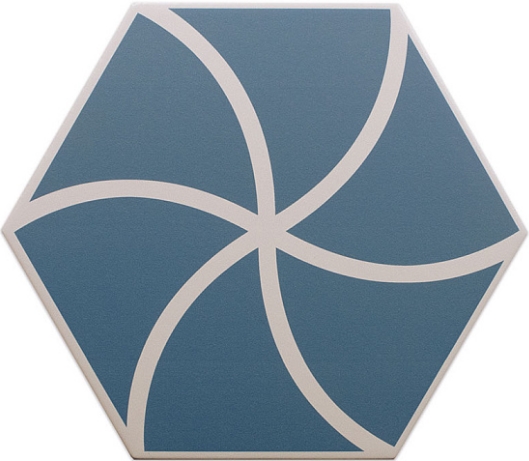 127014 FANCY WAVES OCEAN R10 20x23 DNA Tiles