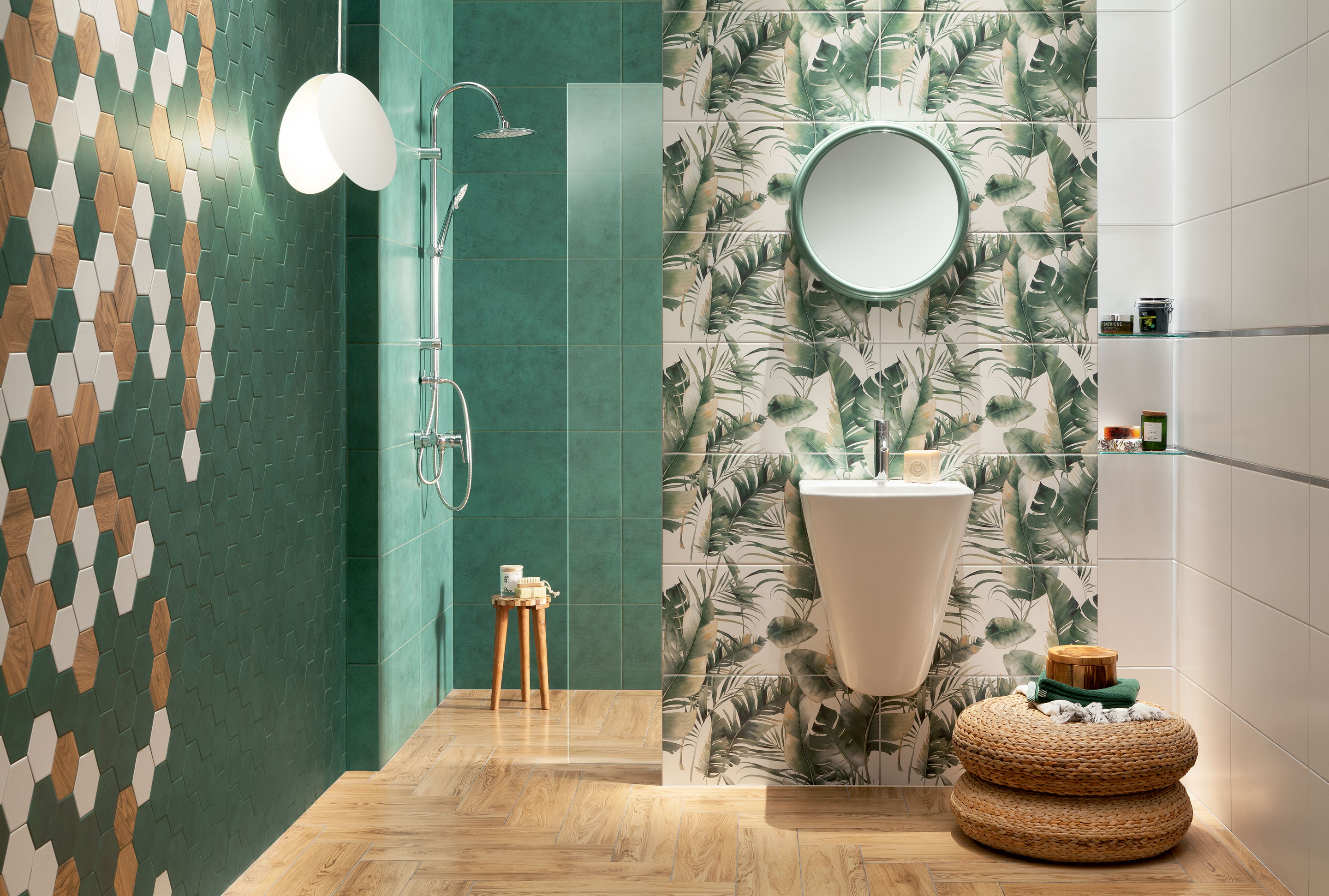 D-2-elementowy Burano green 61.8x60.8 Tubadzin