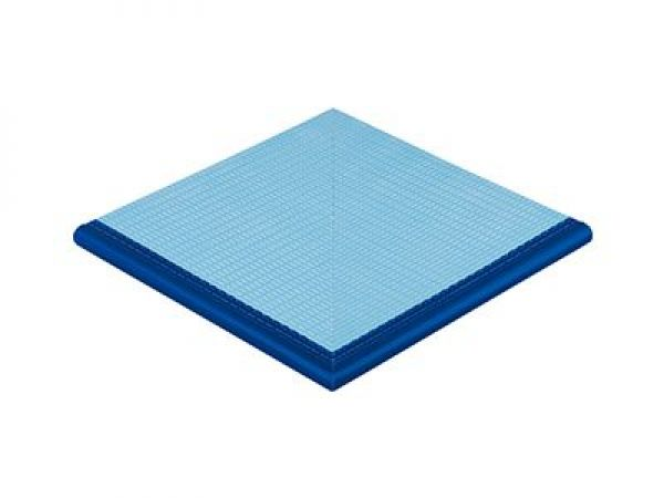217-2027 DK Наружный угол противоскользящей угловая ступени-L Cobalt-Light Blue 30х30 Serapool