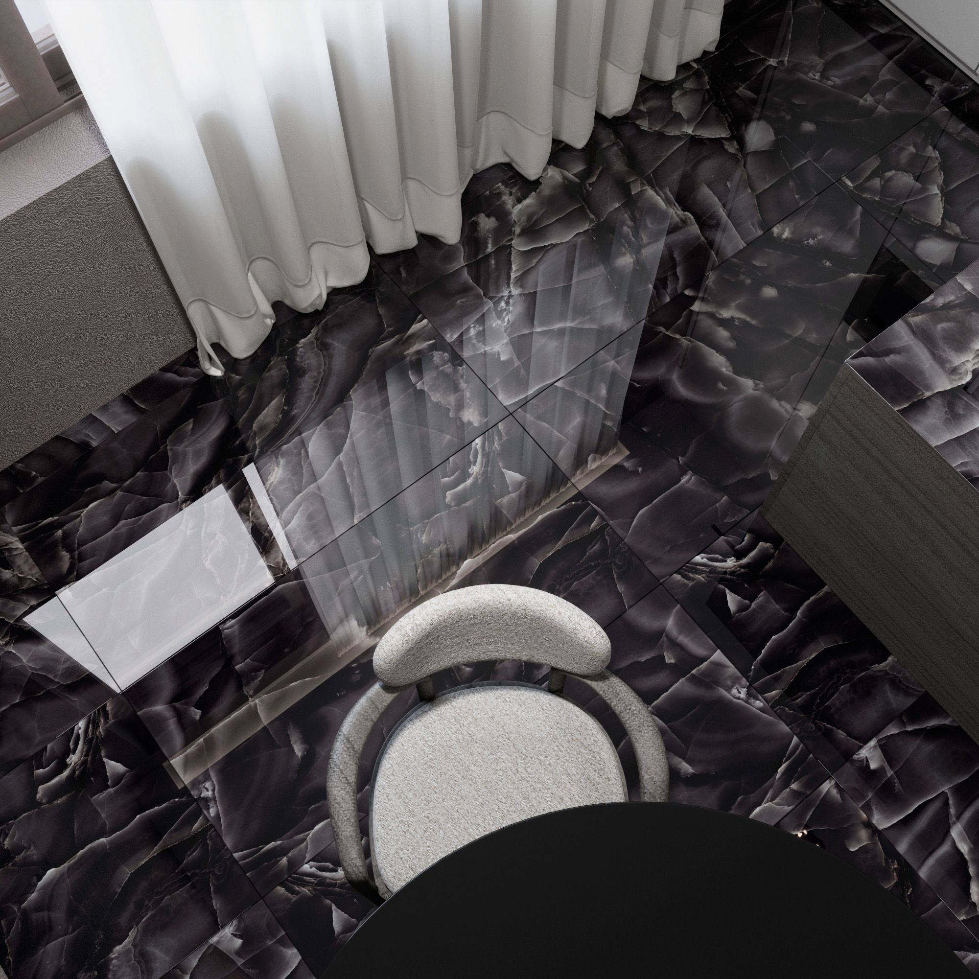 Onyx Black Arcadia Ceramica
