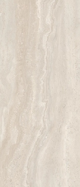 781176 Authentic Luxe Pearl Travertine Matte Silk 6mm 120x280 Rex Ceramiche