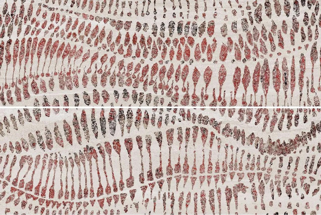 R0002824 Strata Decor Beige (Set 2 Pzs) Rect 60x90 Ibero