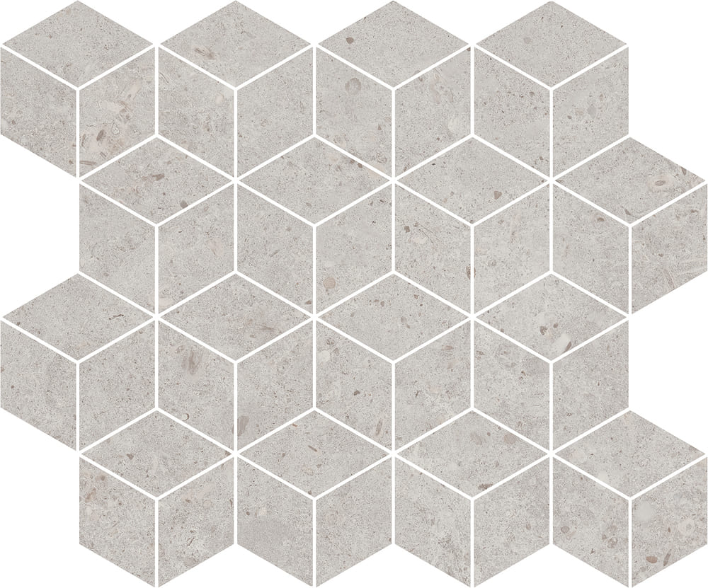 T017/14053 Декор Риккарди мозаичный серый светлый матовый 45x37,5 Kerama Marazzi