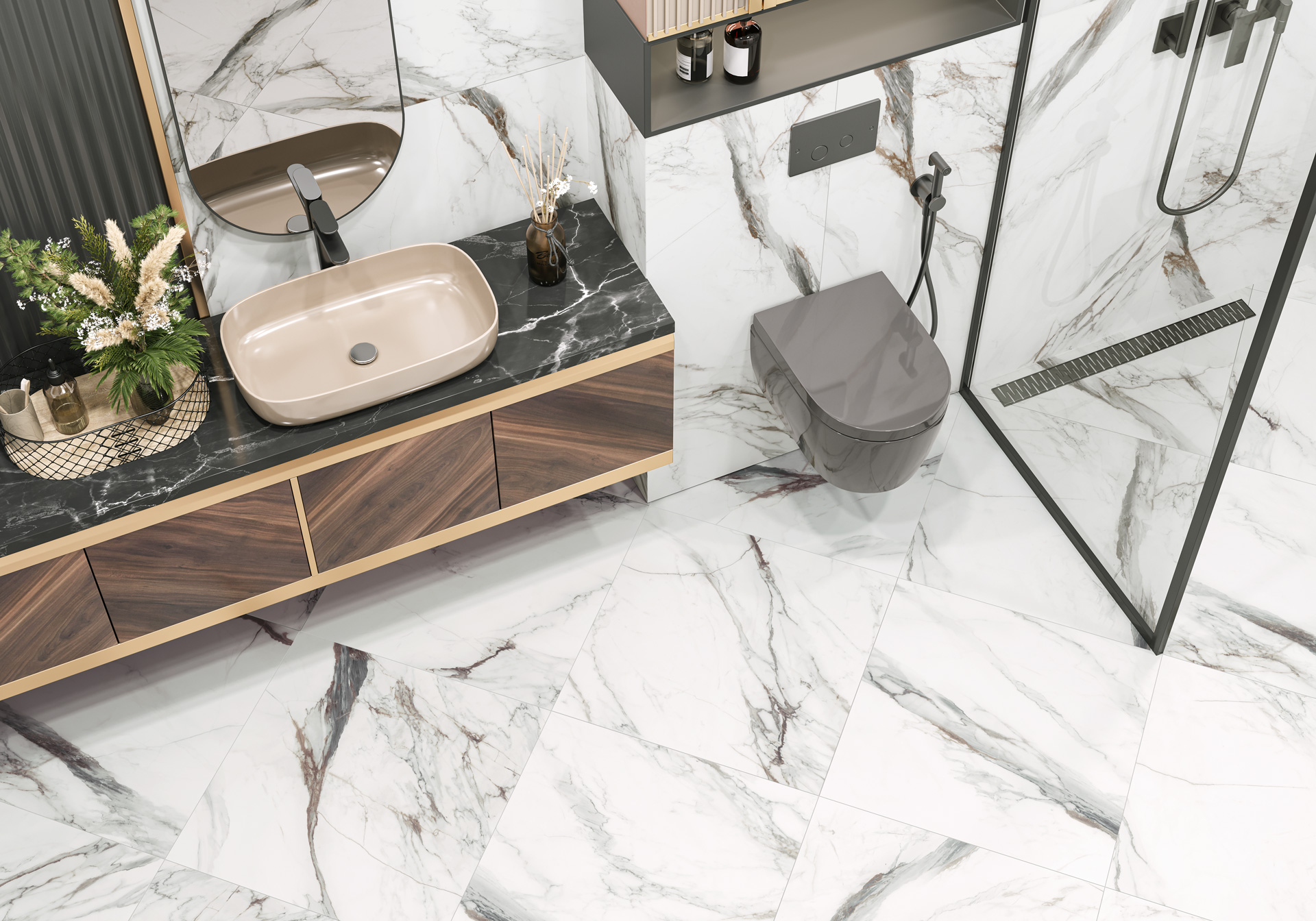 D60208M Carrara Cersei карвинг 600x600x9.5 Delacora