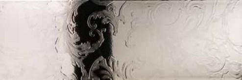 68711 PLATINO BAROCCO PVD 25x75 Versace (Gardenia Orchidea)