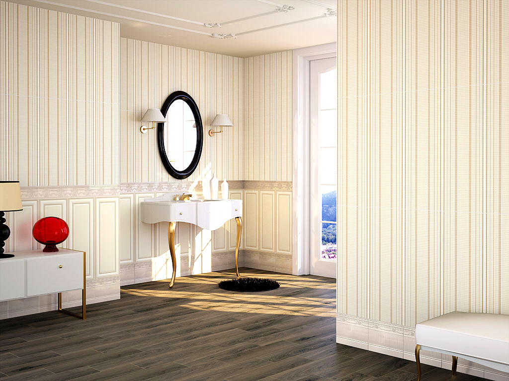 Loire Moldura Candes Ivory 5x25 Ape Ceramica
