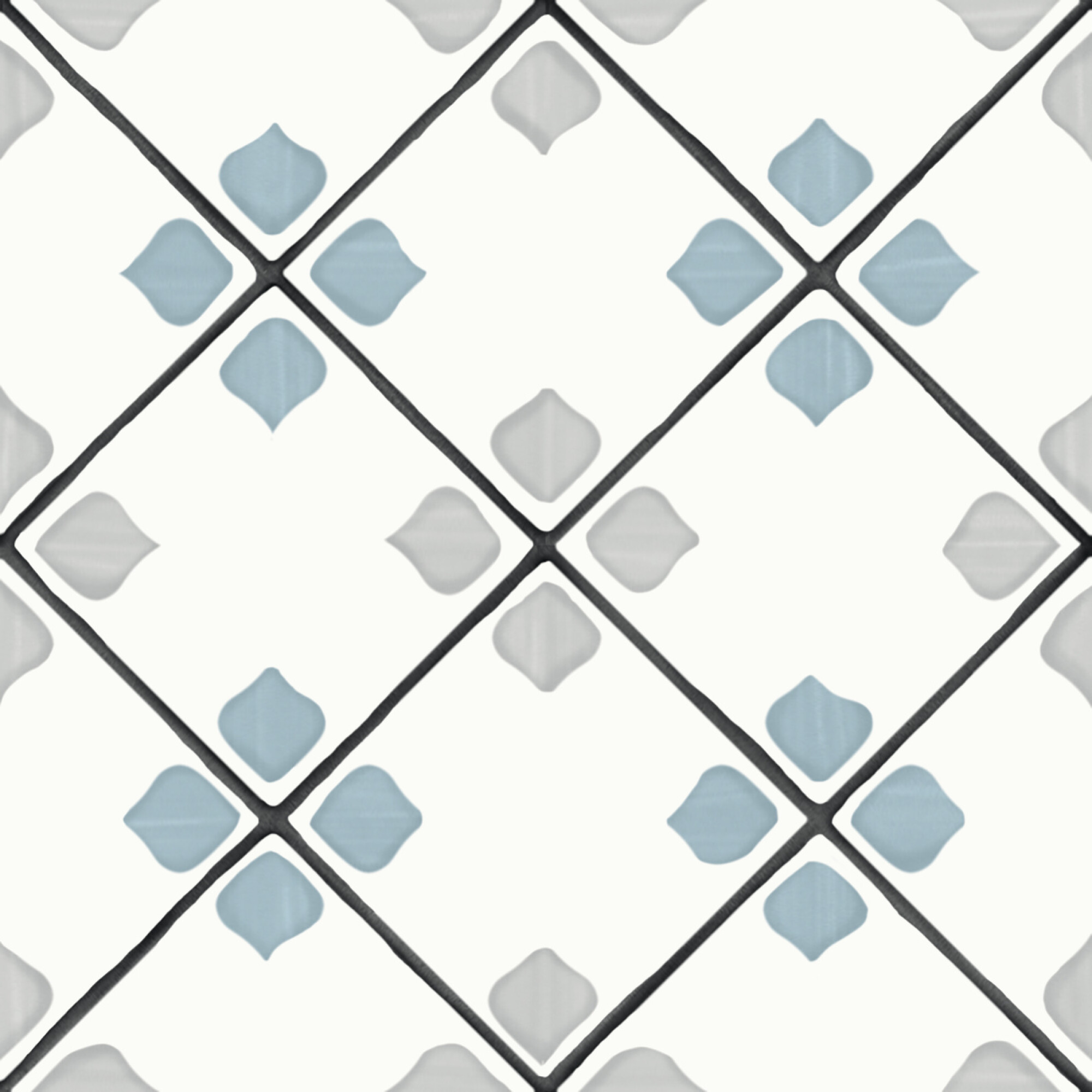 31083 Tanger Silver Rhomb 12.3x12.3 Harmony фото 7