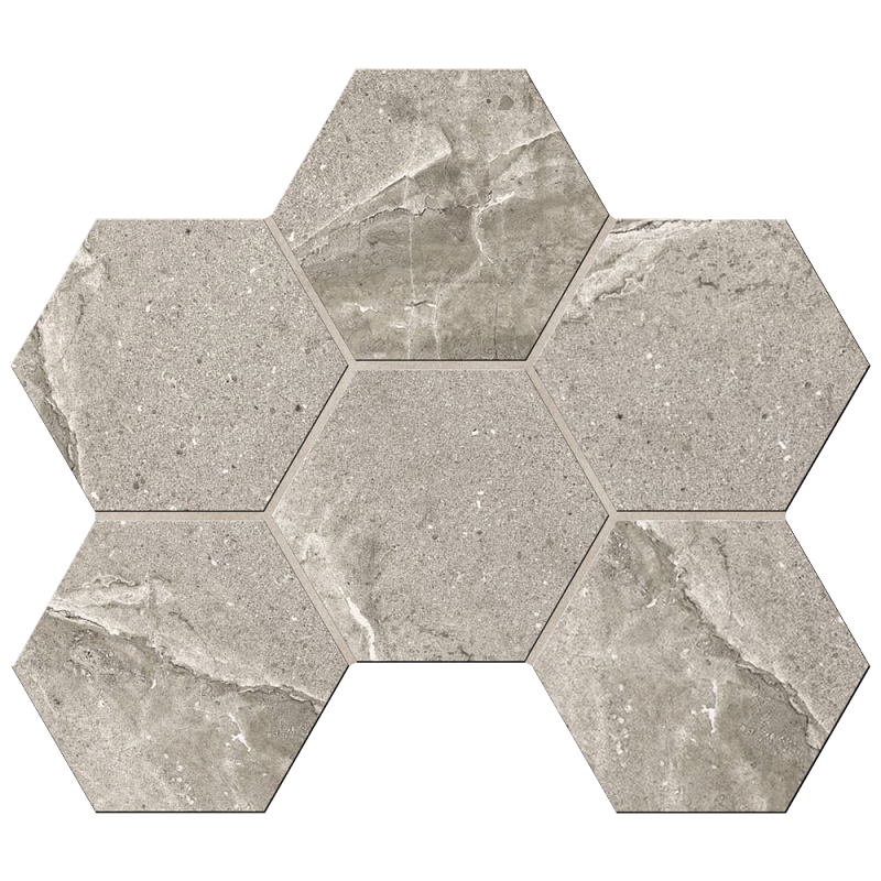 Мозаика KA02 Kailas Hexagon 25x28.5 Ametis by Estima