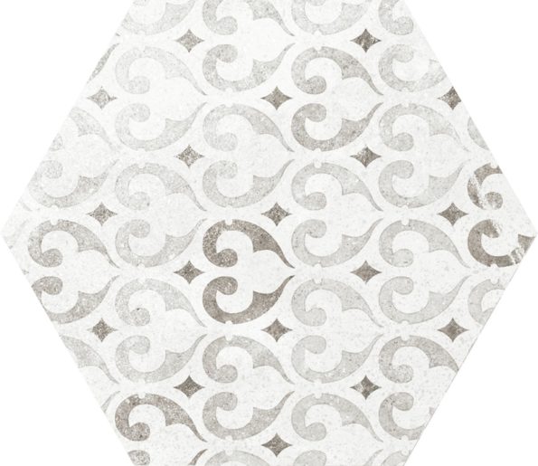 22099 Hexatile Cement Garden Grey 17,5x20 (17 видов паттерна) EQUIPE