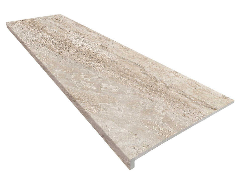 Marbles Peldano Recto Travertino C-3 33x120 Exagres