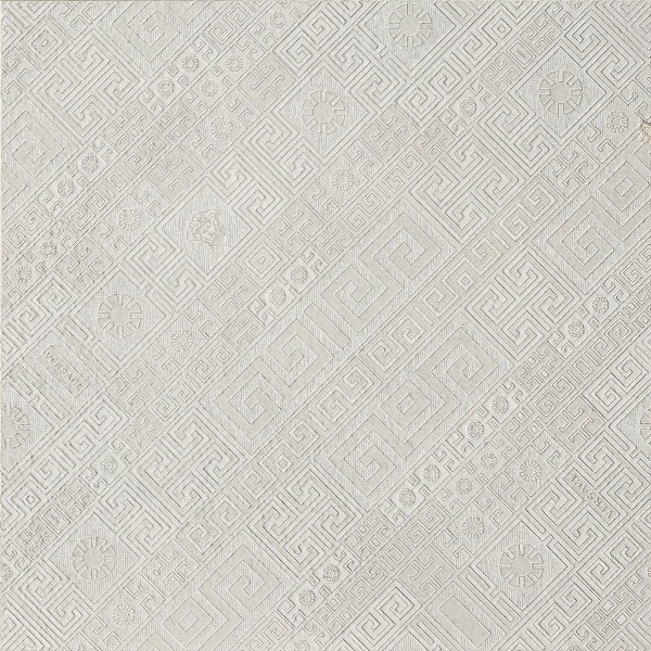 261080 GREEK STRIPES BIANCO 40x40 Versace (Gardenia Orchidea)