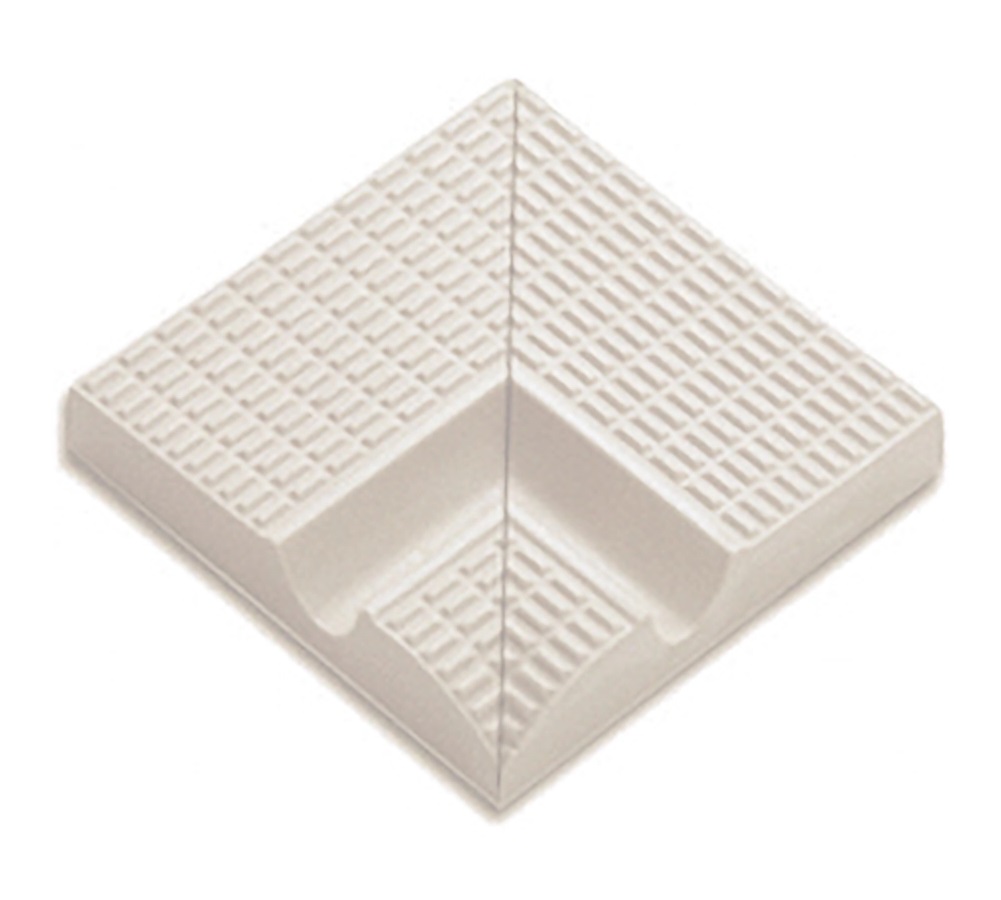 30200 Внутренний угол поручня с сетчатой поверхностью Unglazed 12x12 Serapool