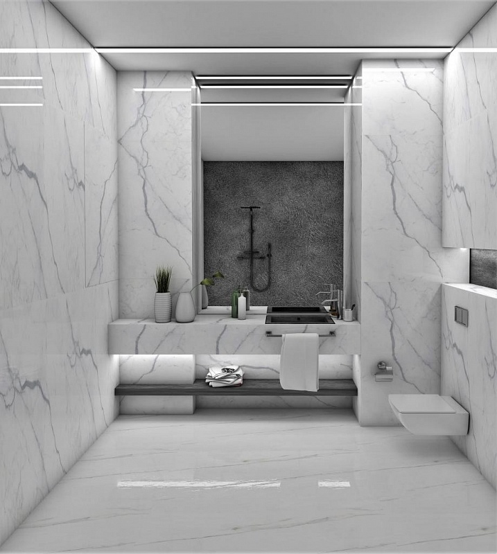 Statuario Tile Kraft