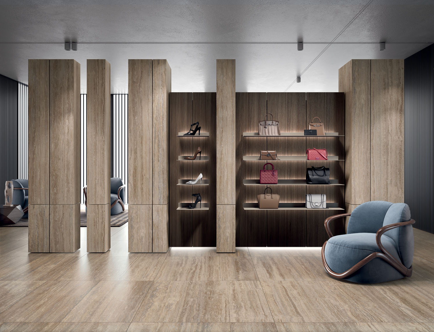 Starlight Travertino Class Smooth 3.5 mm 120x278 Kerlite фото 21