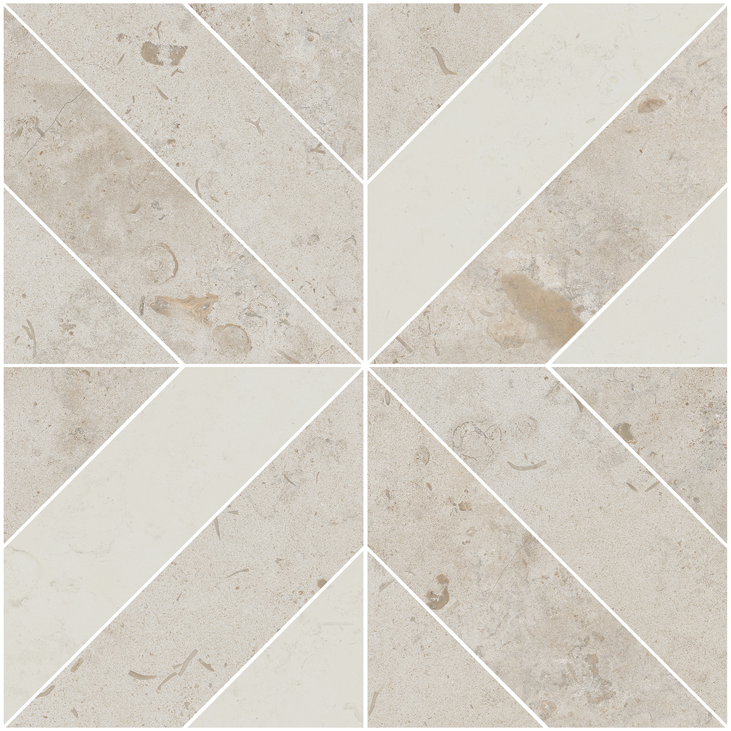 ID125T Декор Про Лаймстоун бежевый матовый 60х60 Kerama Marazzi