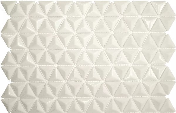 TRIANGLE WHITE 29.3x28.3 Lace Mosaic