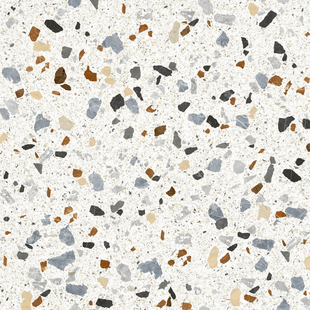 CH006060N Chips White 60х60 Pieza Ceramica