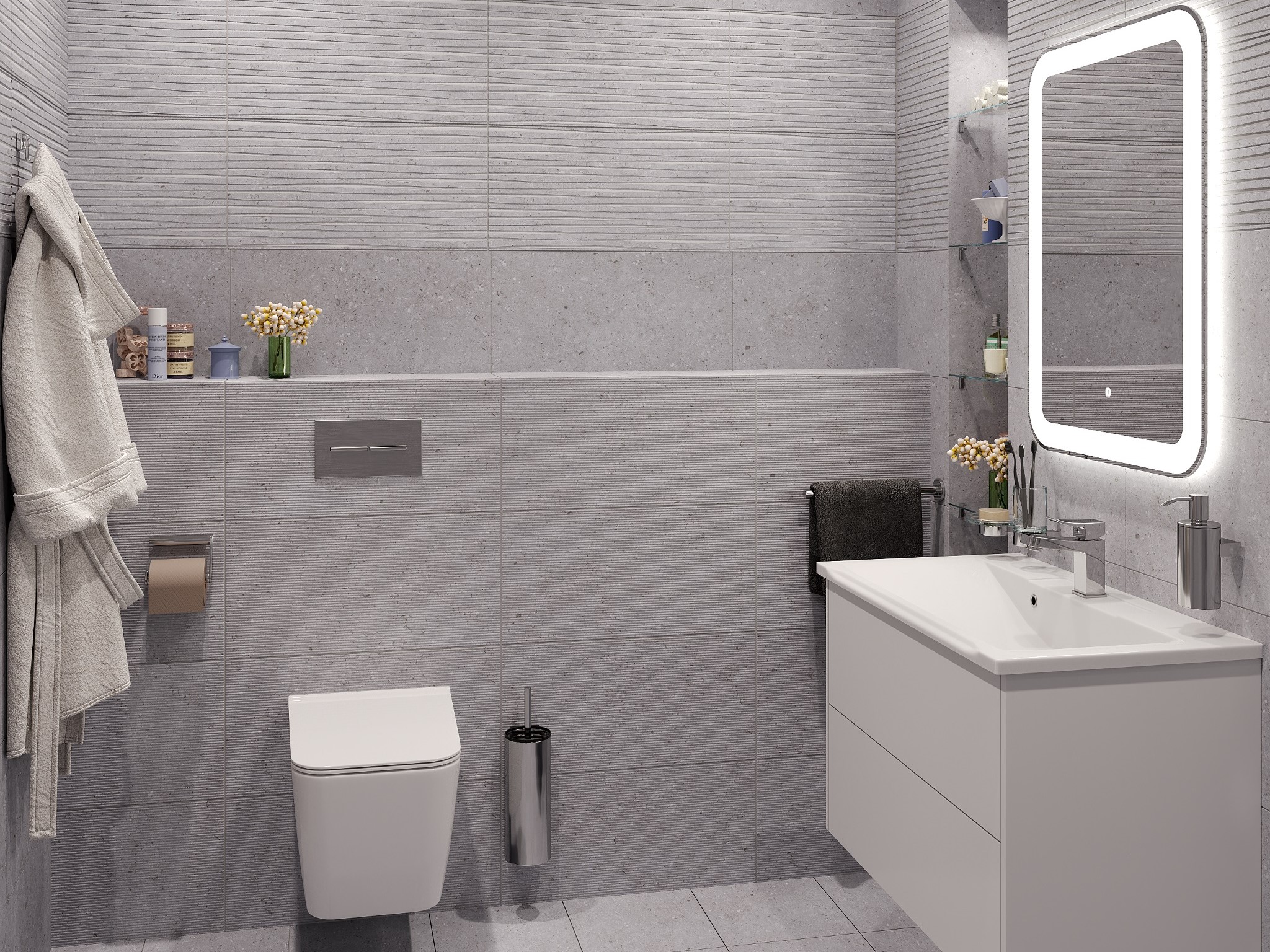 F Rockberry Beige 30x30 Cube Ceramica