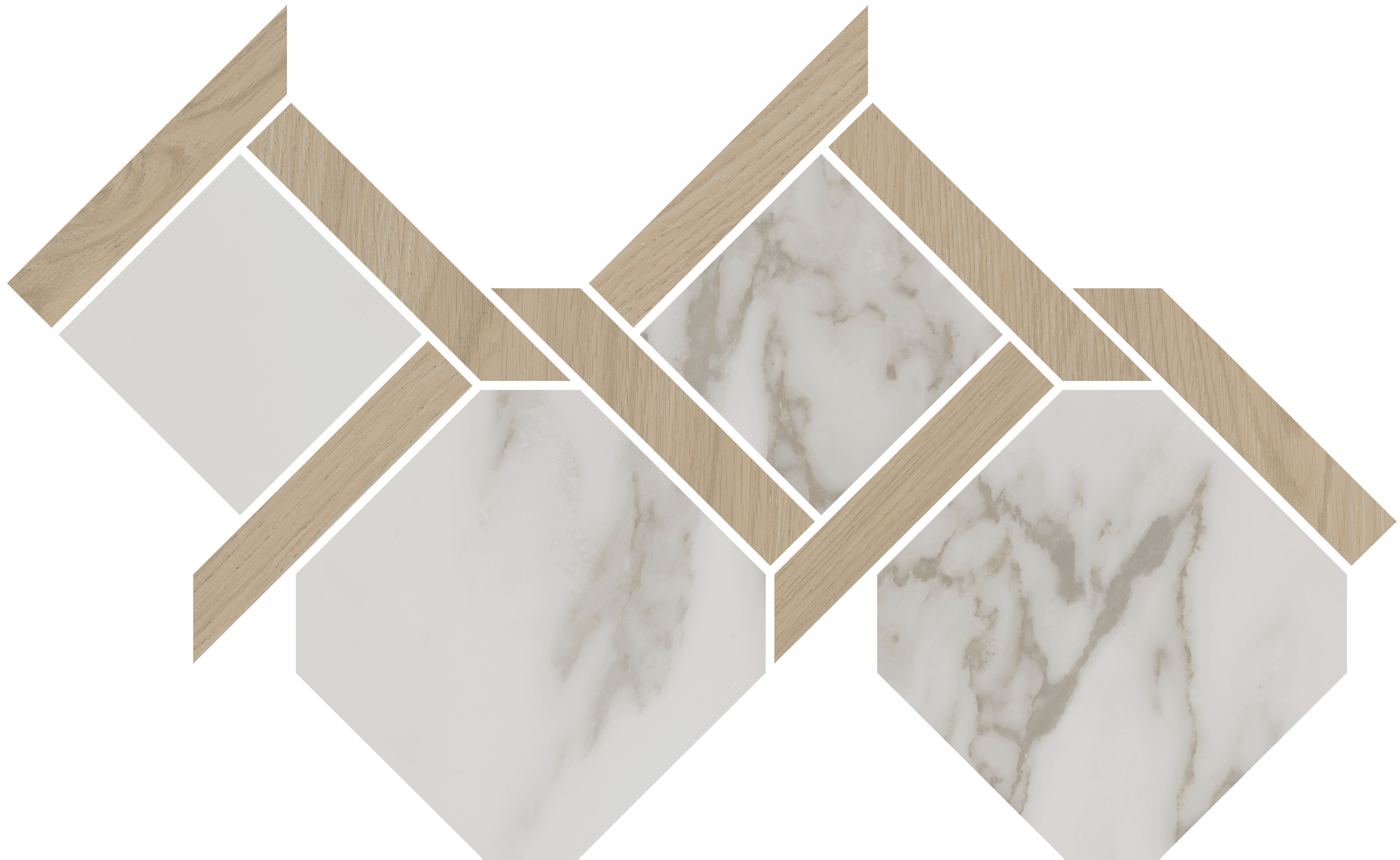 ID169 Декор Монте Тиберио наборный лаппатированный 48x29,5x0,9 Kerama Marazzi