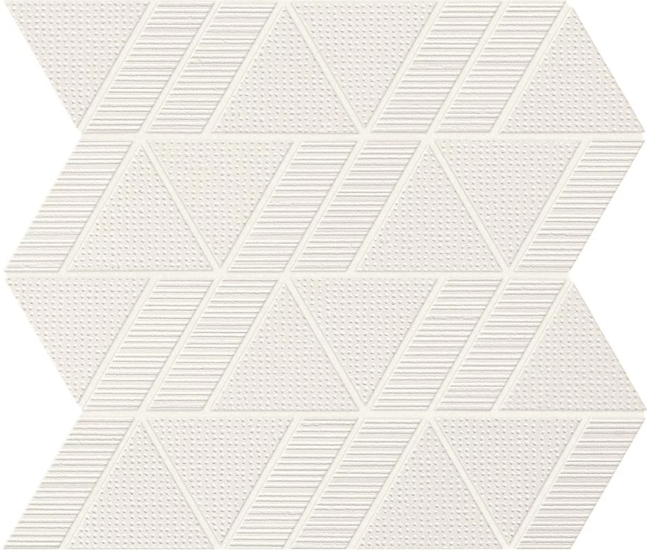 A6SP Aplomb White Mosaico Triangle 31,5x30,5 Atlas Concorde