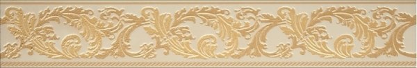 240884 Marble FASCIA 10 BAROCCHINA BEIGE 9,6x58,5 Versace (Gardenia Orchidea)