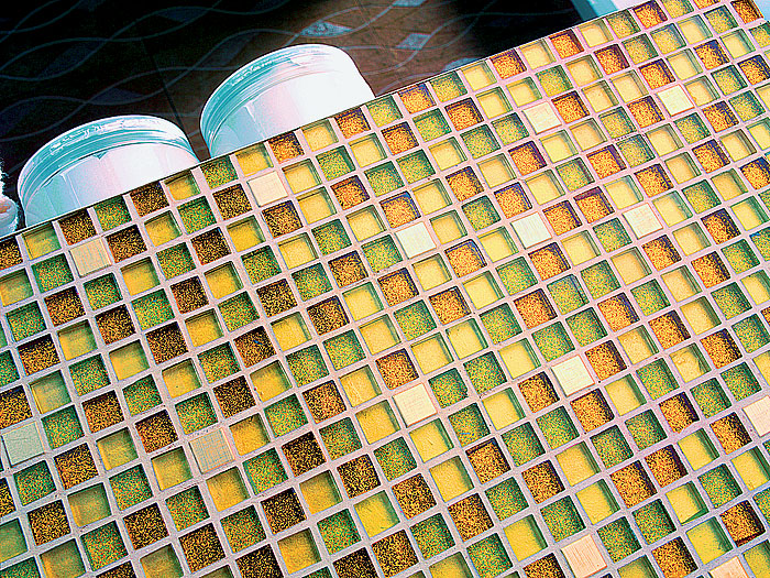 184996 Mosaico Travertino Brick 30,5x30,5 Dune