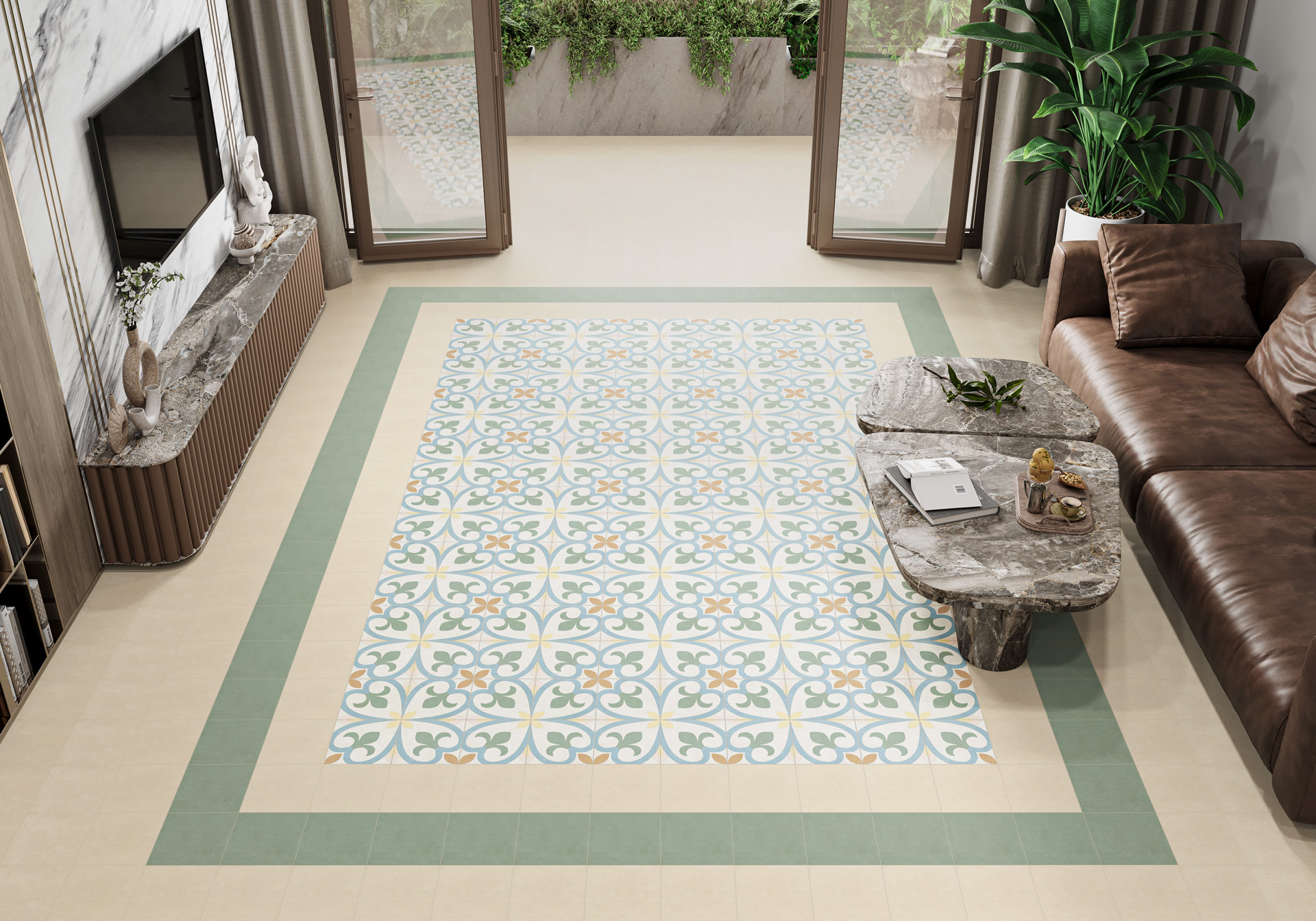 GP2020DNA09 Honey матовый 200x200x8 New Trend