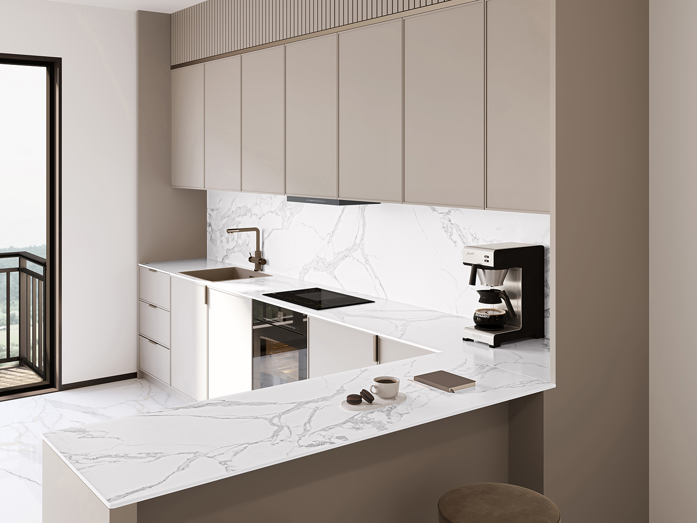 Artic Ocean Polished 800х3200х12 StaroSlabs