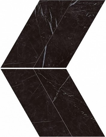 AS1W Marvel Nero Marquina Chevron Lappato 22,5x22,9 Atlas Concorde