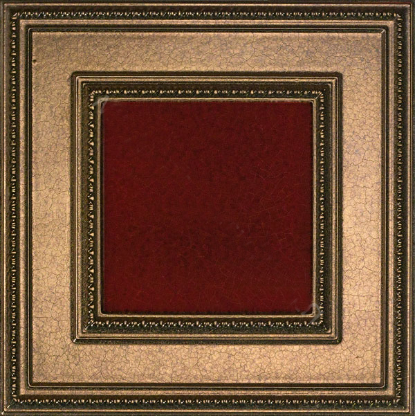 P17113 Lirica Dec.Bordeaux Formella 30x30 Vallelunga