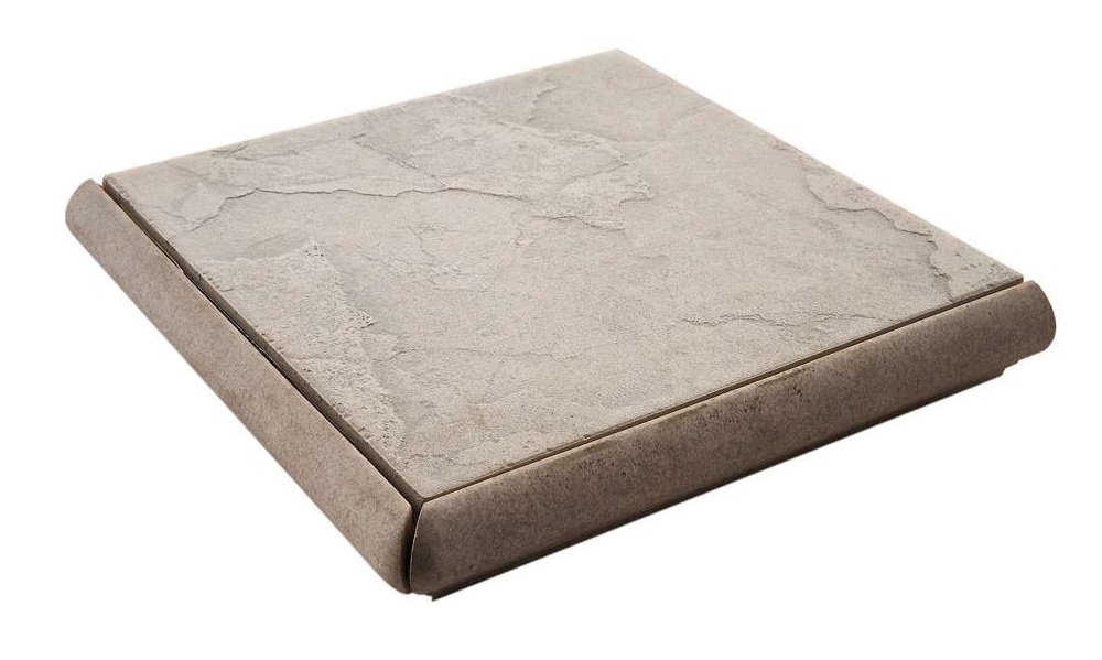 Gradone Angolare Rusticato Ardesia Grigio Naturale 9.5мм 30x30 Casalgrande Padana