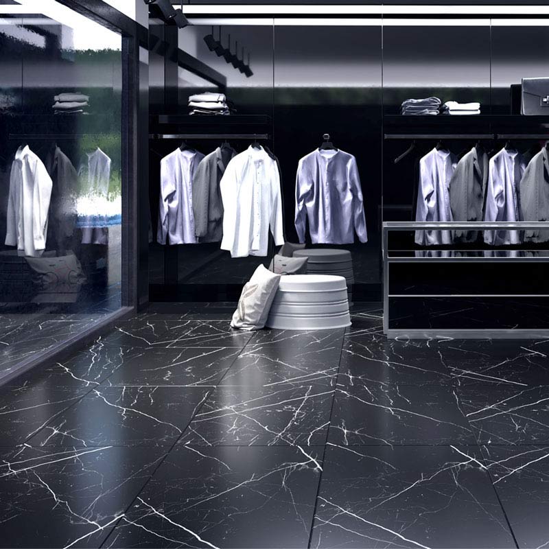 Black Burn Goldis Tile