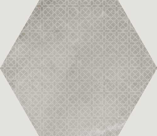 23603 Urban Hexagon Melange Silver 29,2X25,4 EQUIPE