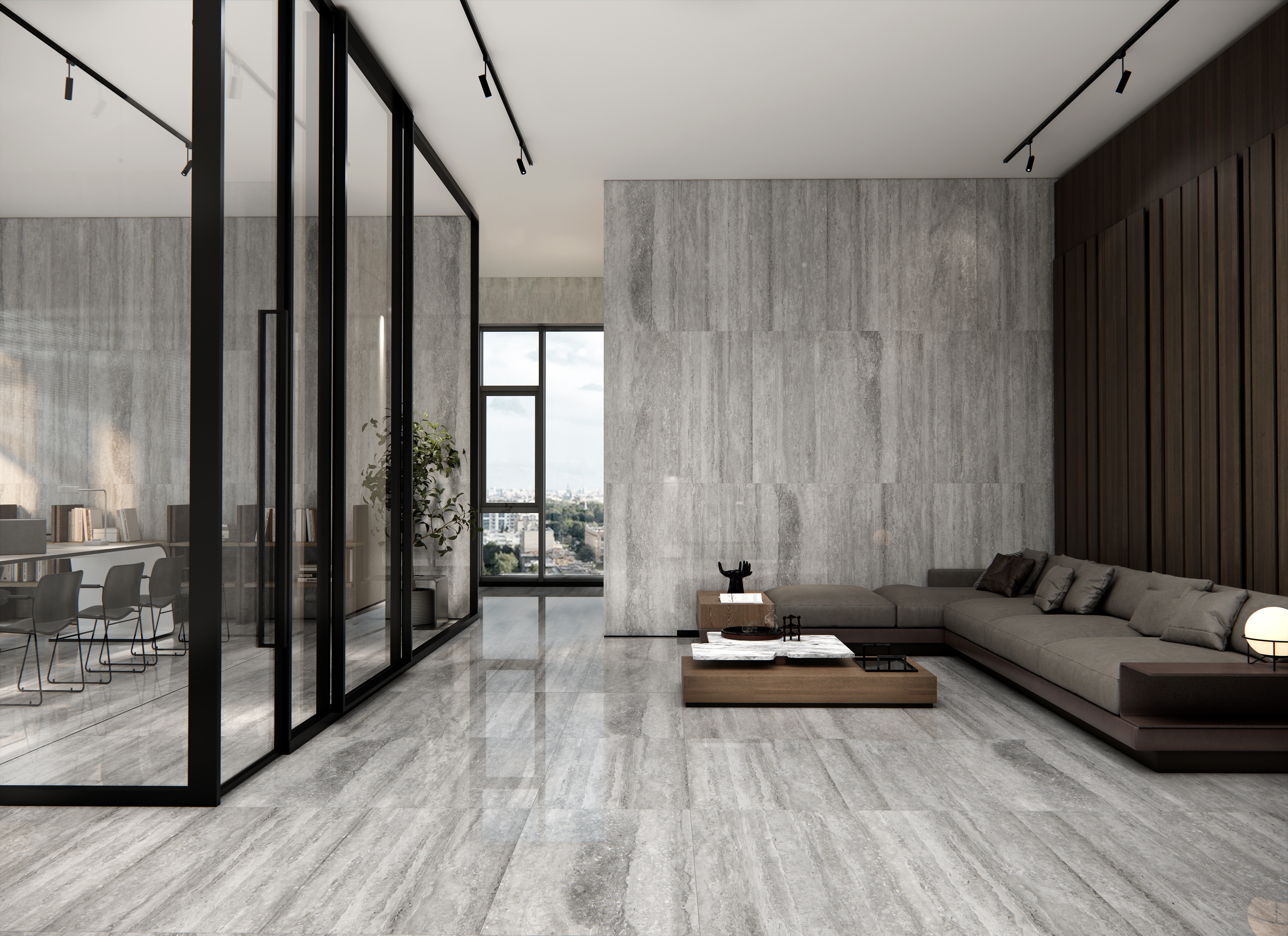 Миралло/Mirallo Серый Полированный 60x120 Eurotile Ceramica фото 9