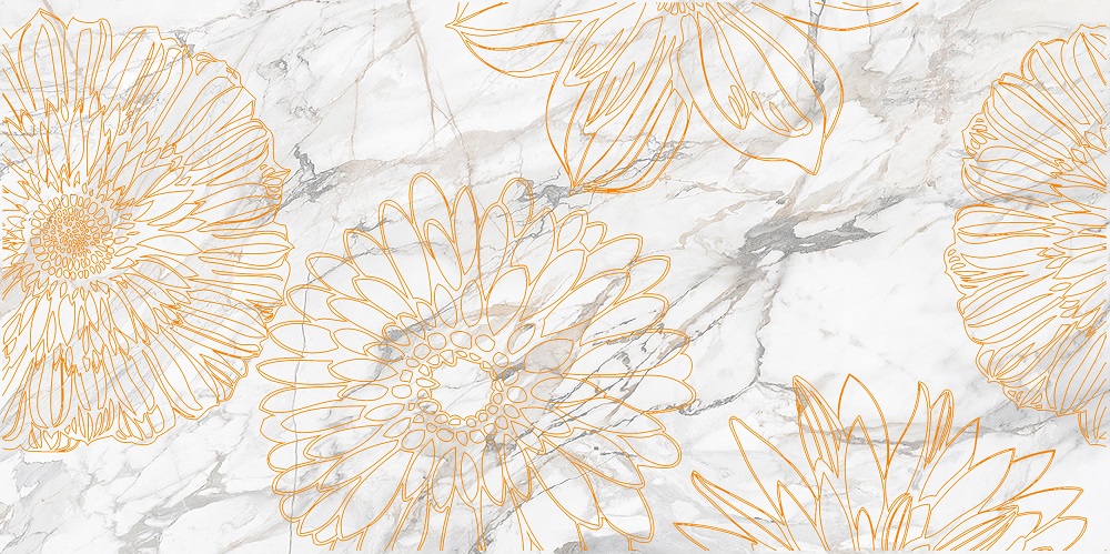 Декор Briere Flower 2 300x600 Beryoza Ceramica