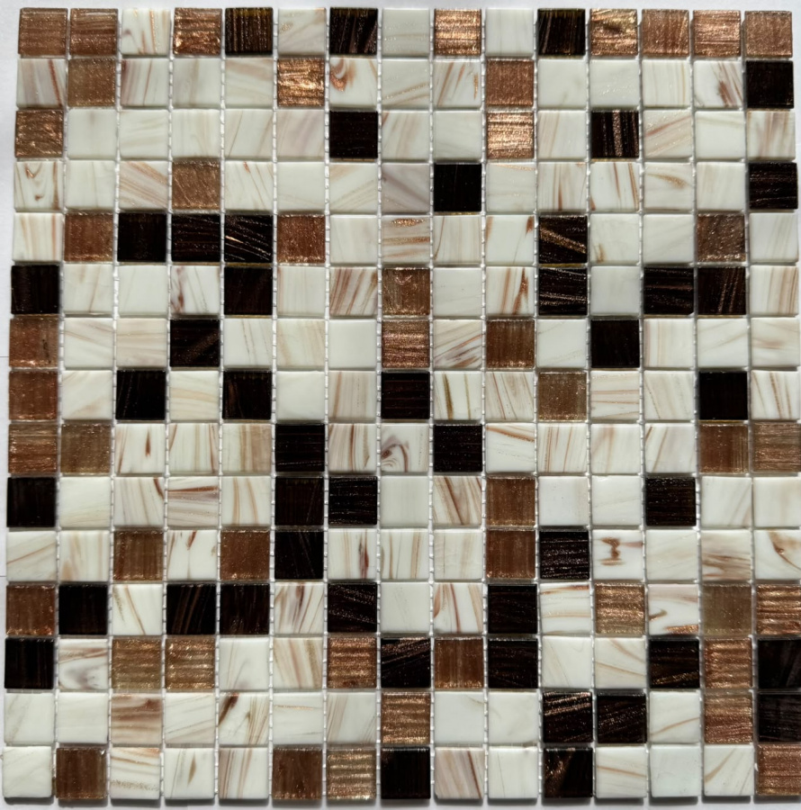 PIX 134 Мозаика из стекла 20x20 316х316х4 Pixmosaic