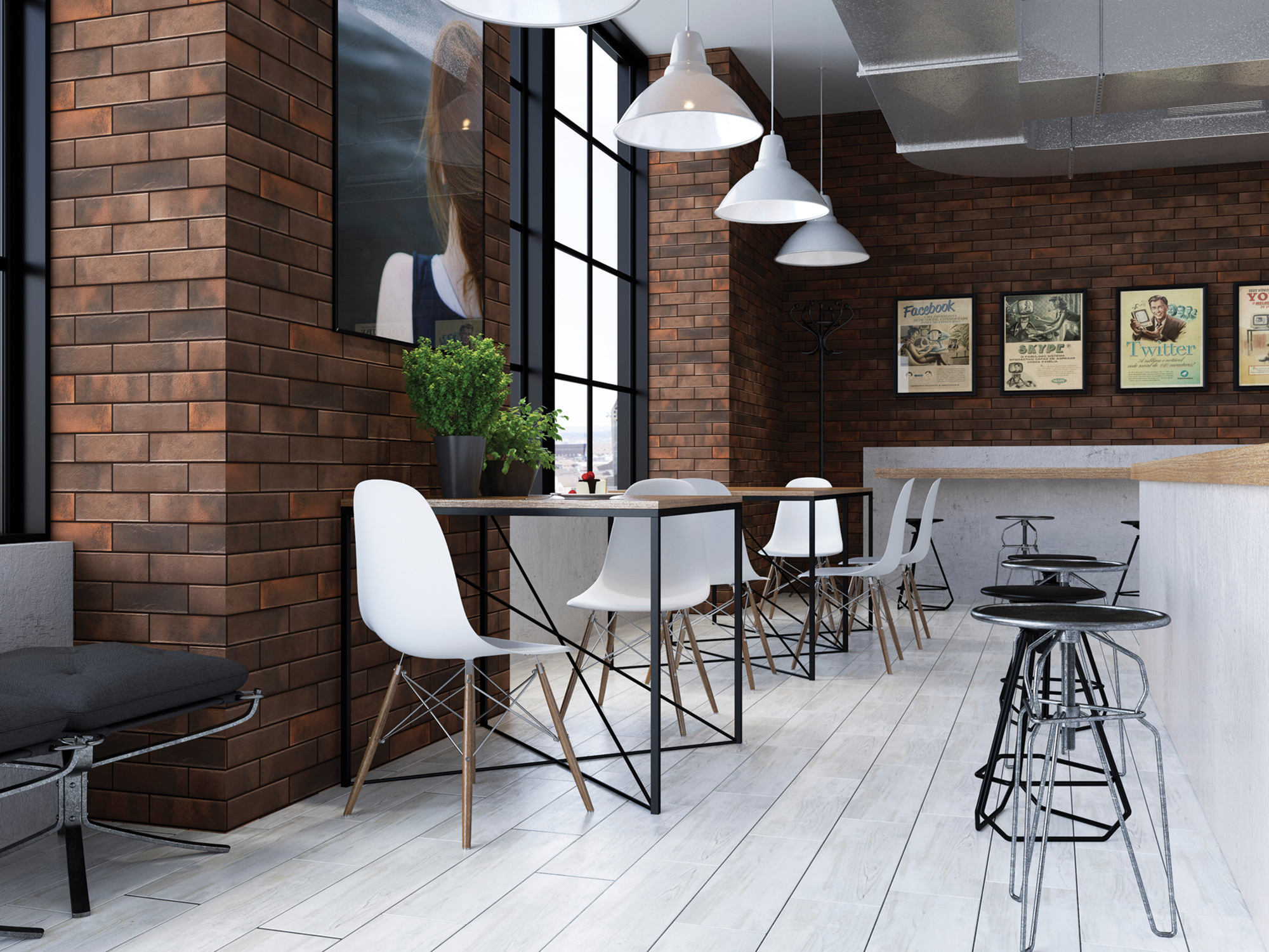 Retro Brick Pepper 24.5x6.5 CERRAD фото 7